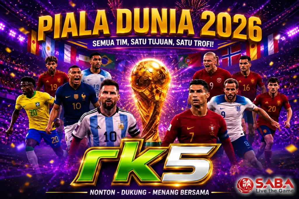 rk5 Sepak Bola — ilustrasi lapangan dan bola