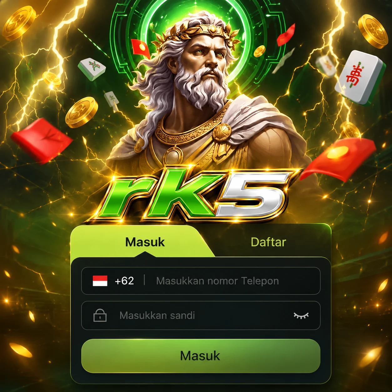 rk5 Login — ilustrasi editorial