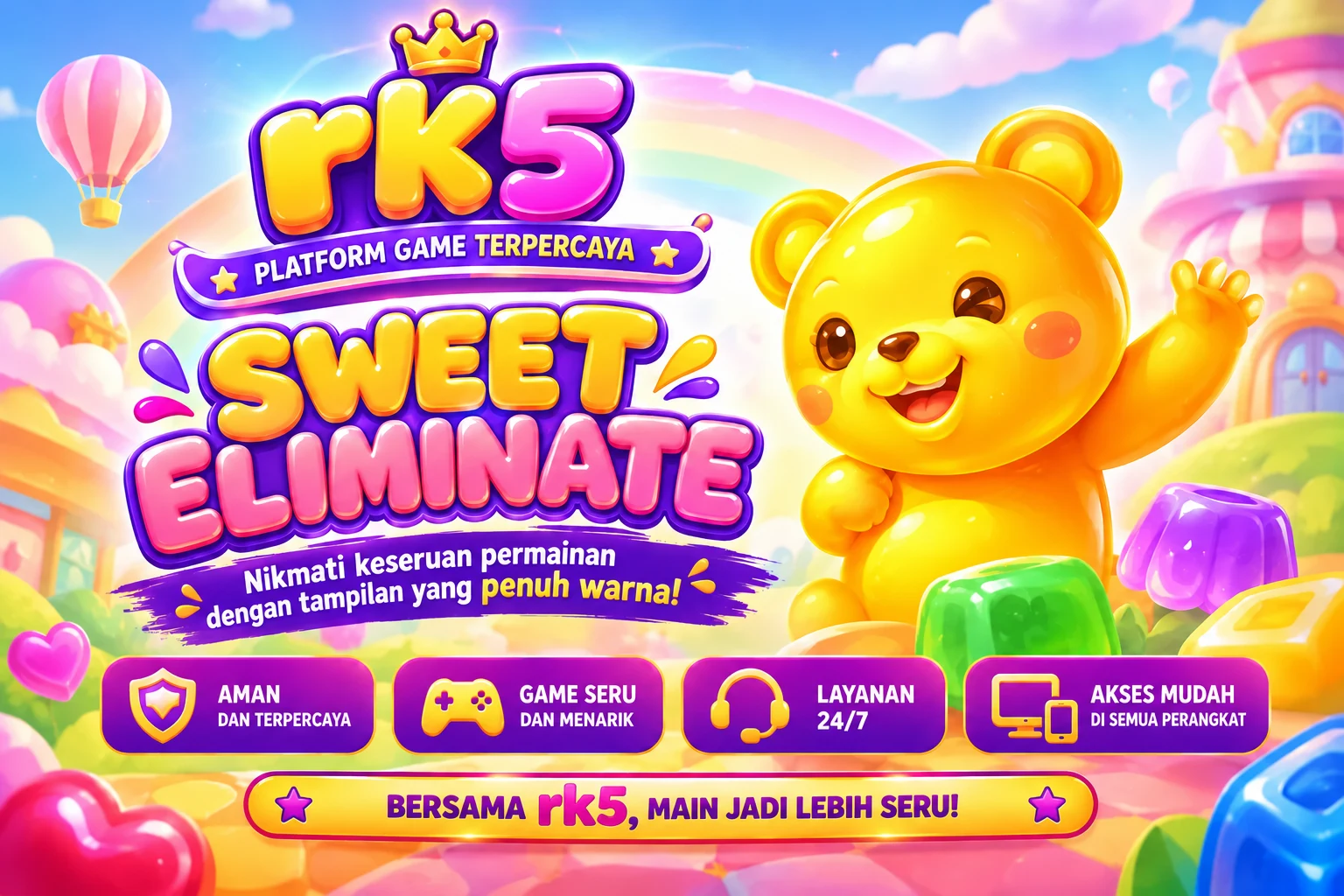rk5 Sweet Eliminate — ilustrasi editorial